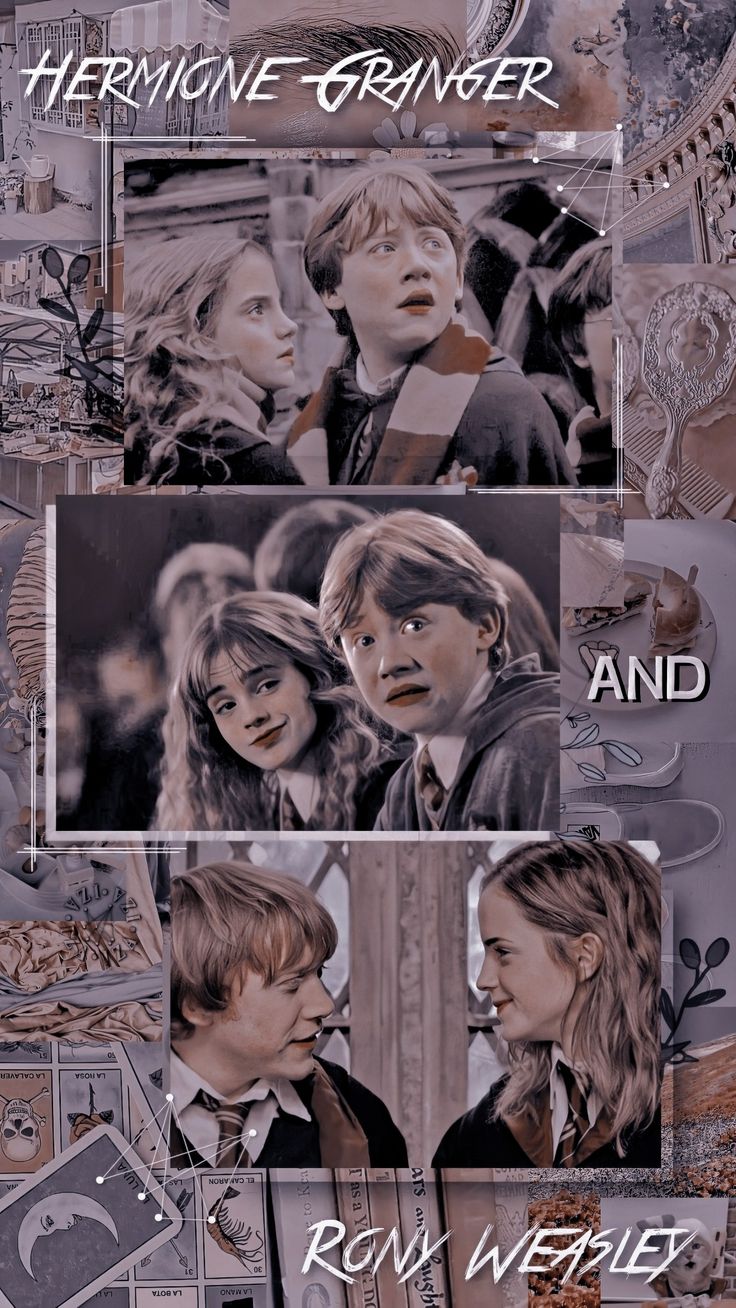 Hermione e Rony Wallpaper