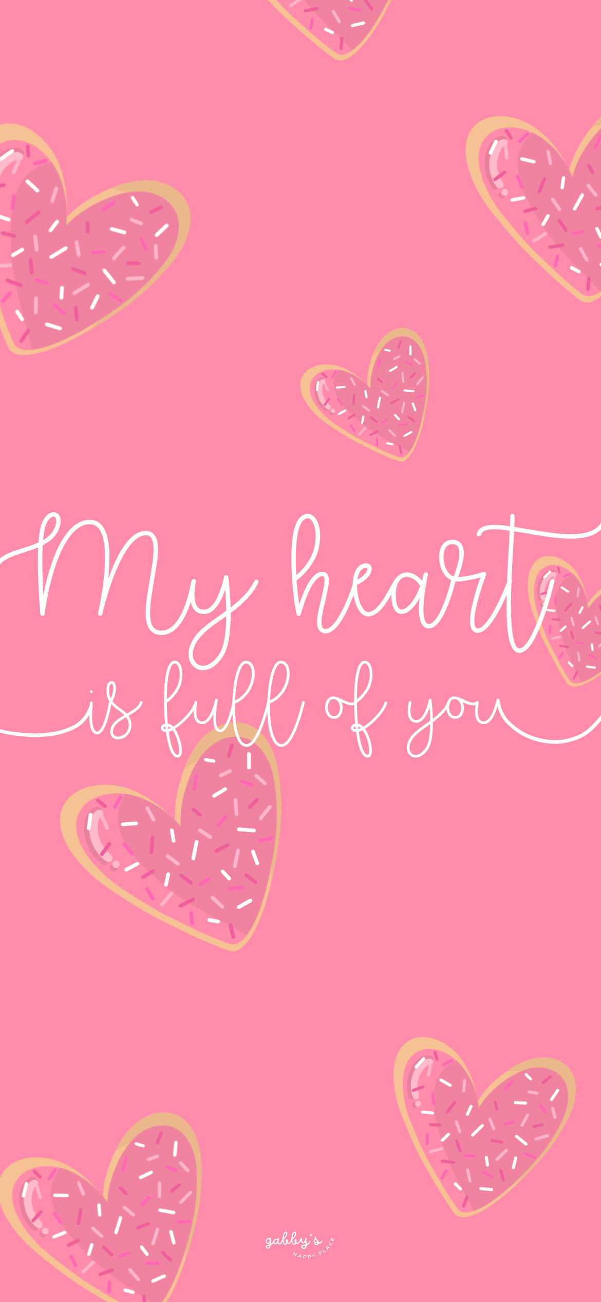 Valentine's Day Phone Wallpaper. Gabby's Happy Place