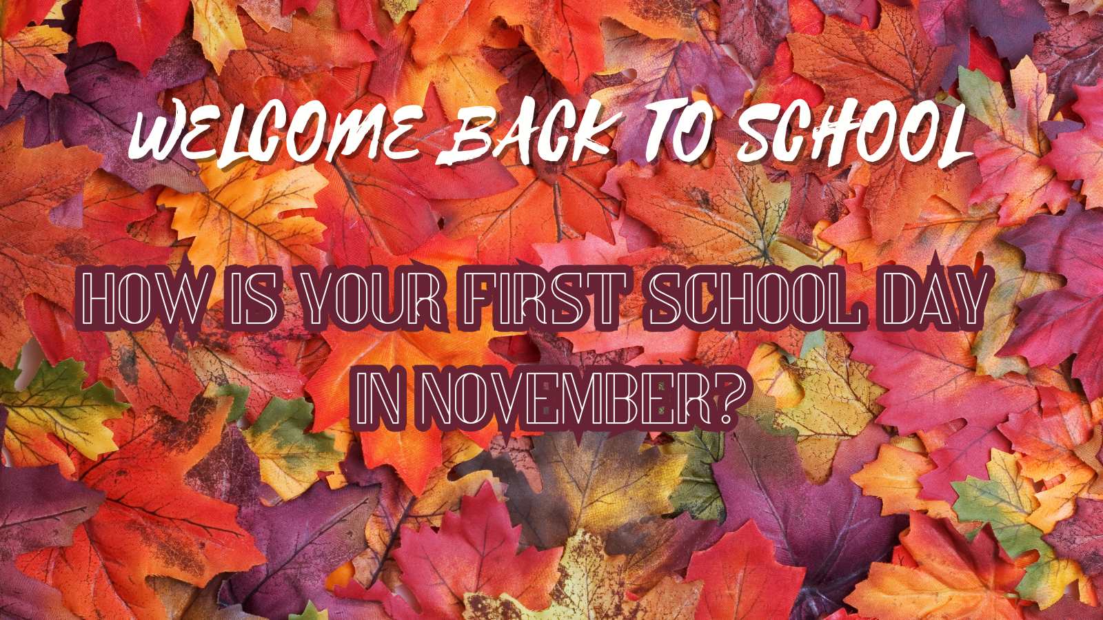 Our Lady And All Saints Catholic MAC Back To School! Hope You All Had A Great Half Term. Wish You All A Wonderful Time Back In School. #strongInFaith