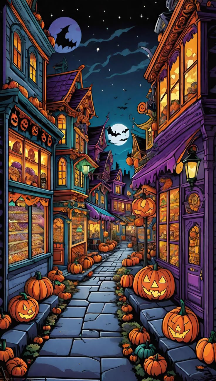 Halloween Town Wallpaper