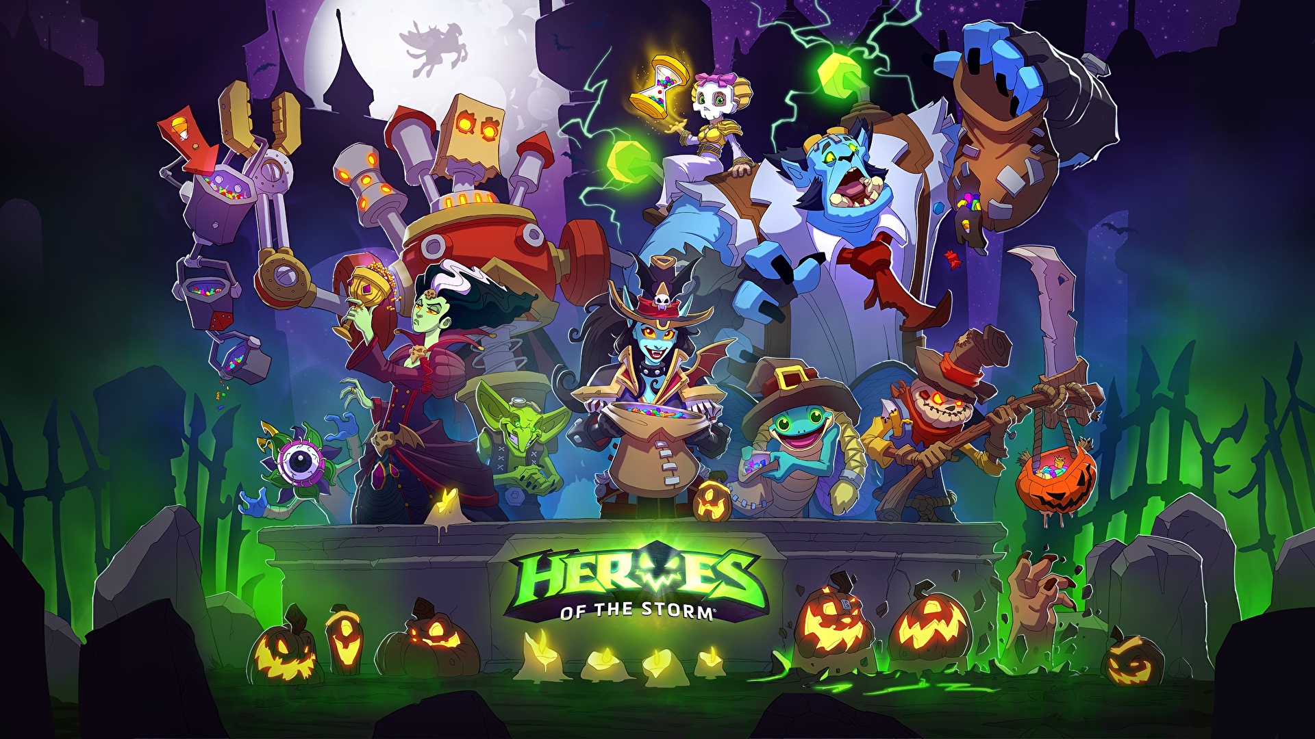 Picture Heroes of the Storm Halloween vdeo game 1920x1080
