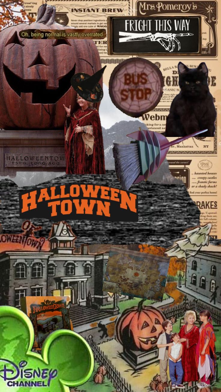 iPhone wallpaper music, Halloween wallpaper, Halloween town