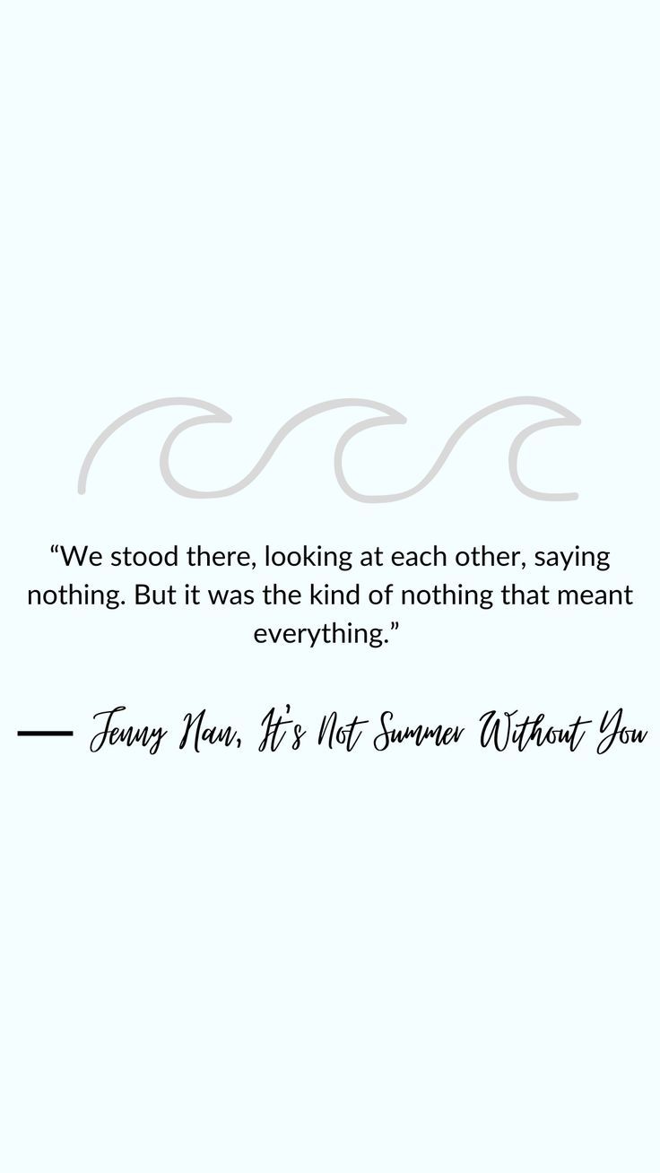 The Summer I turned Pretty quote wallpaper