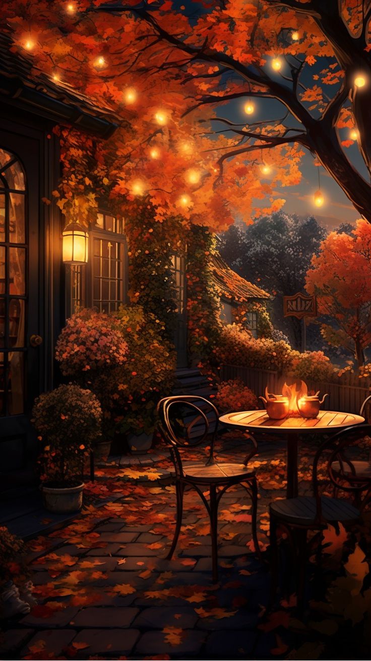 Golden Autumn: Cozy Home Corner