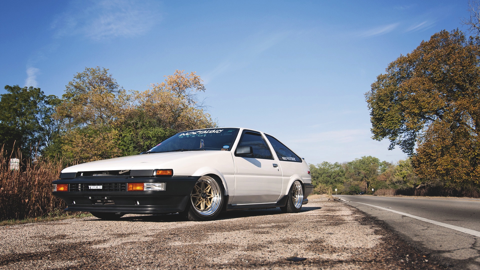 Wallpaper toyota, corolla, ae86, Toyota, Corolla, trueno for mobile and desktop, section машины, resolution 1920x1080