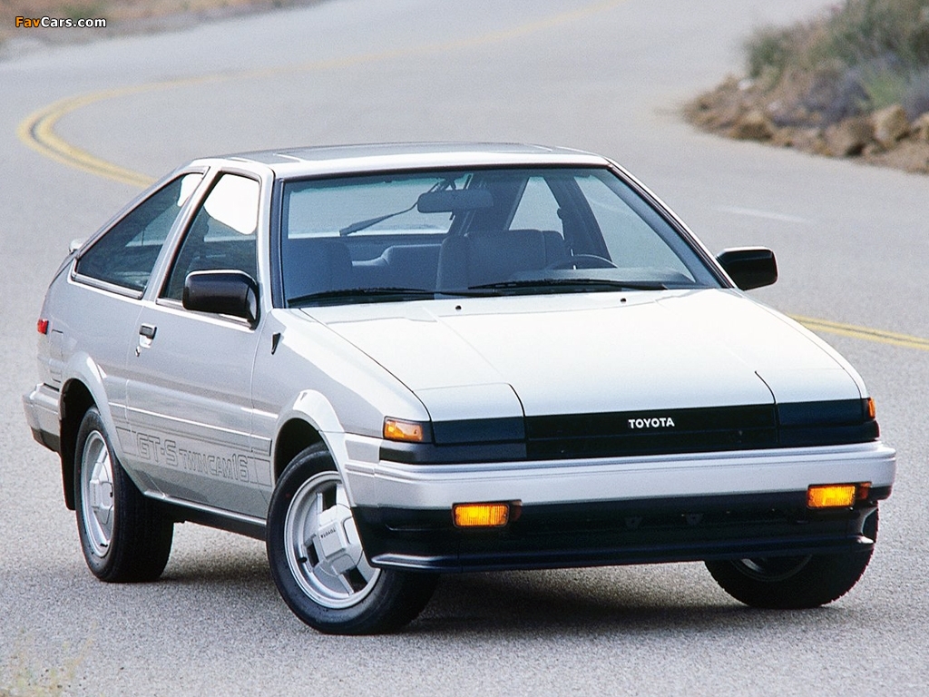 Toyota Corolla GT S Sport Liftback (AE86) 1985–86 Wallpaper (1024x768)