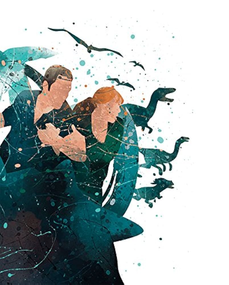 PGbureau Jurassic World Wall Art Posters Prints of 4 Fallen Kingdom Grady Dearing Home Decor 8x10: Buy Online at Best Price in UAE