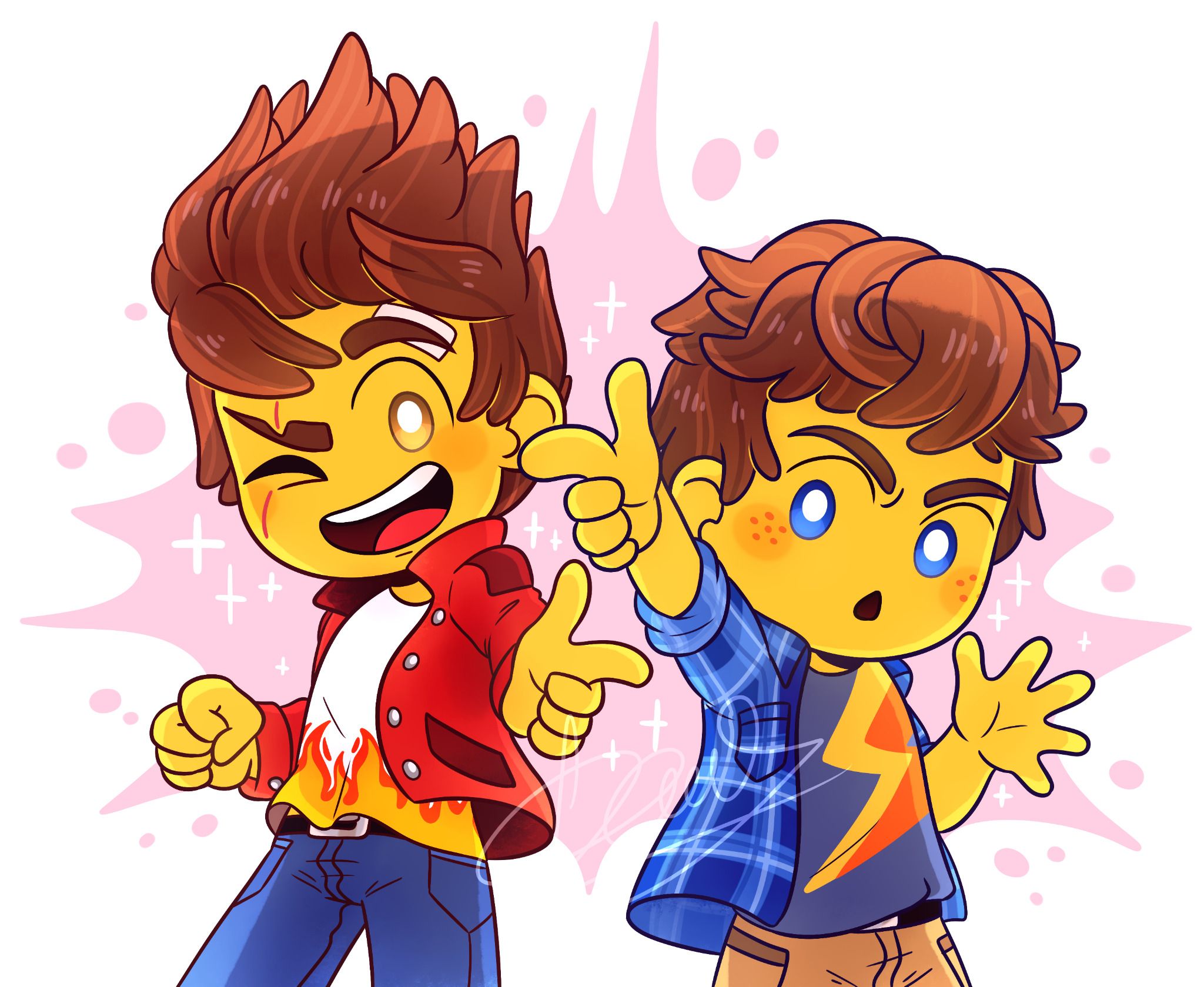 Phone wallpaper: Tv Show, Lego Ninjago: Masters Of Spinjitzu, Jay Walker, Kai (Ninjago), Wink, Lego 493419