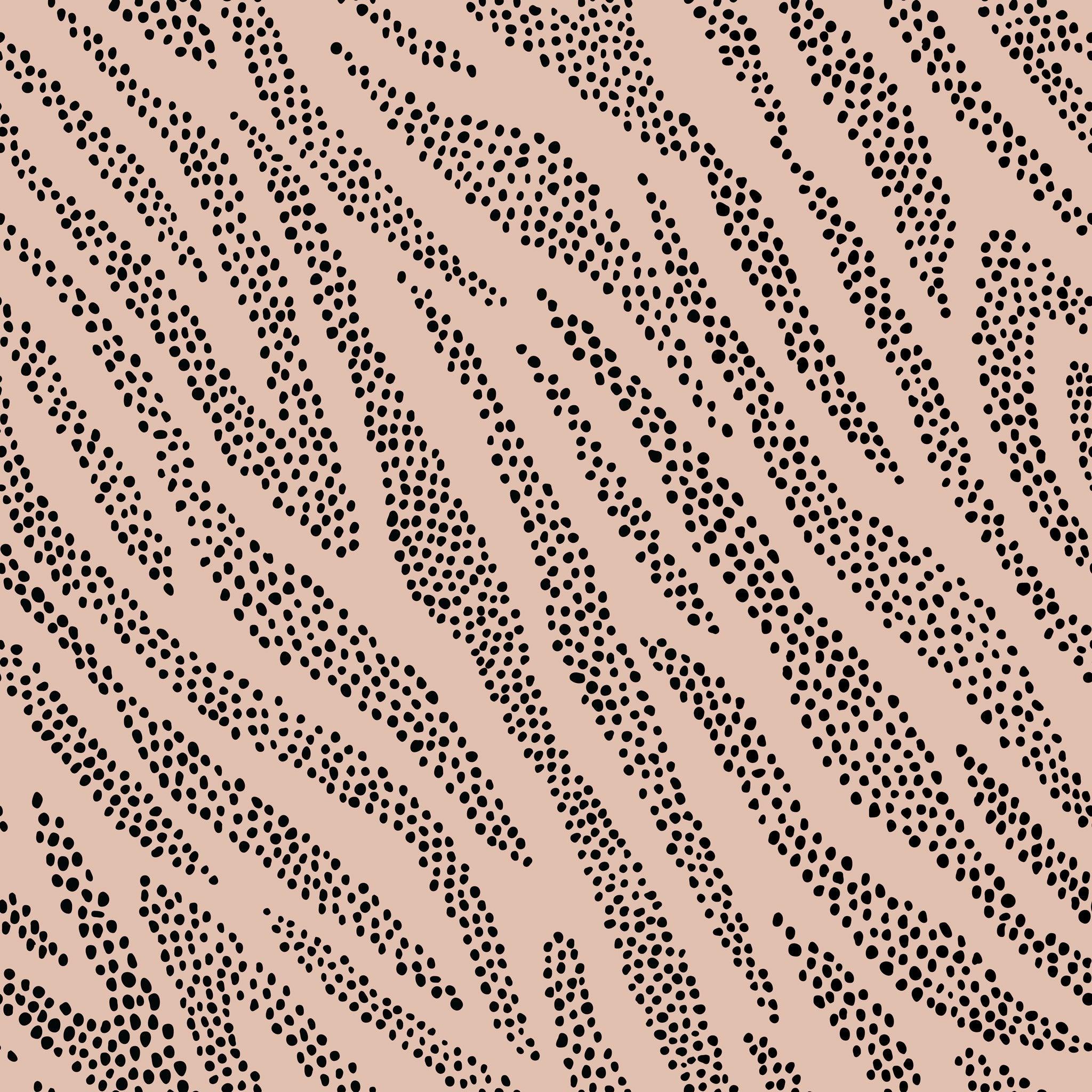Dotty Animal Print Wallpaper in Pink. Dots Zebra Wallpaper