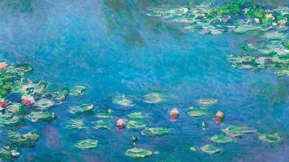 Download free image of Monet impressionist desktop wallpaper, Water Lilies HD background about claude monet, claude monet water lilies, monet, desktop wallpaper, and vintage illustration 3933111