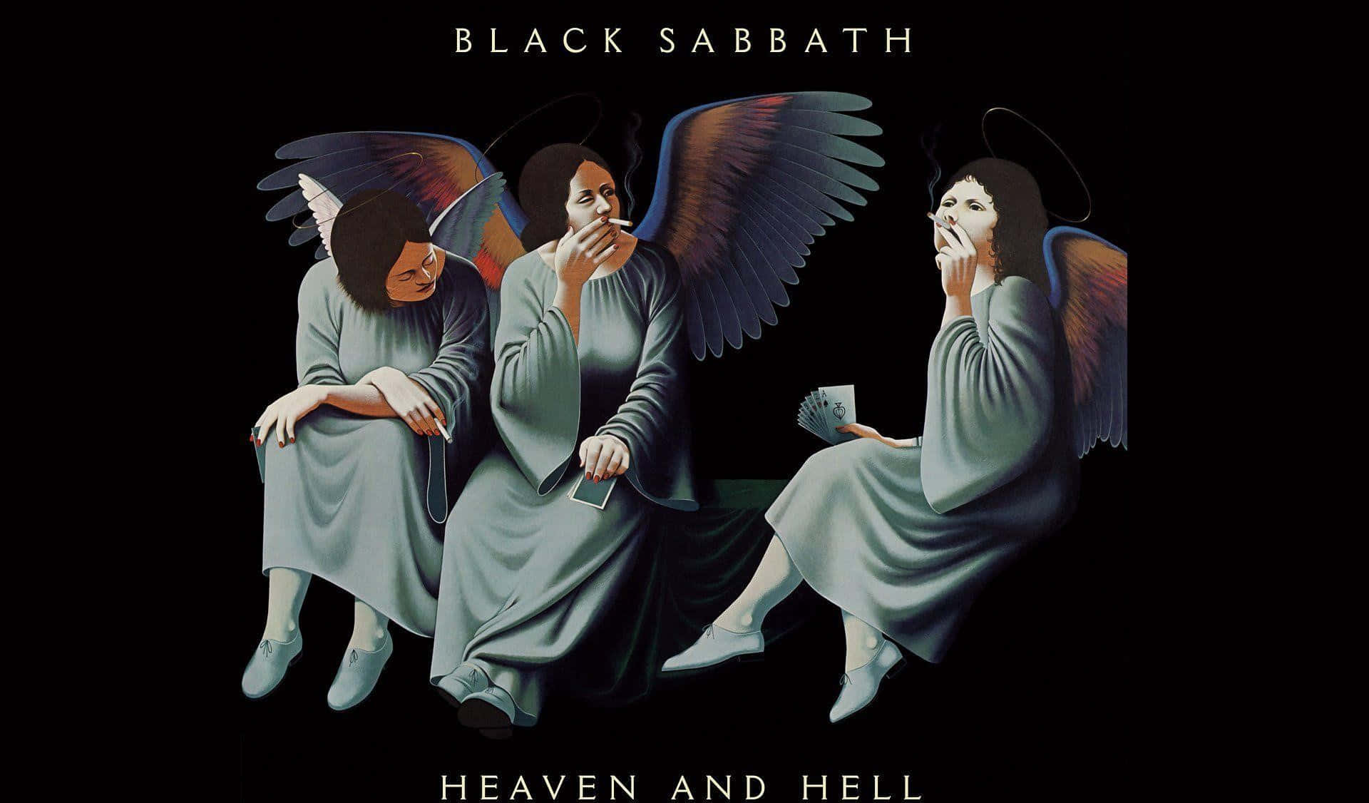 Download Black Sabbath Heavenand Hell Album Cover Wallpaper