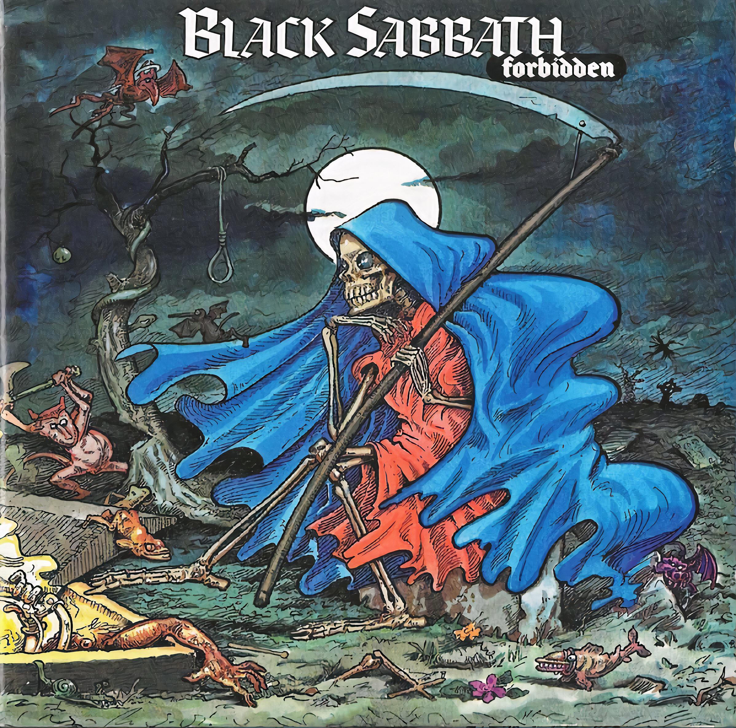 Very high quality Forbidden album cover I made. I think it's cartoony in a good way