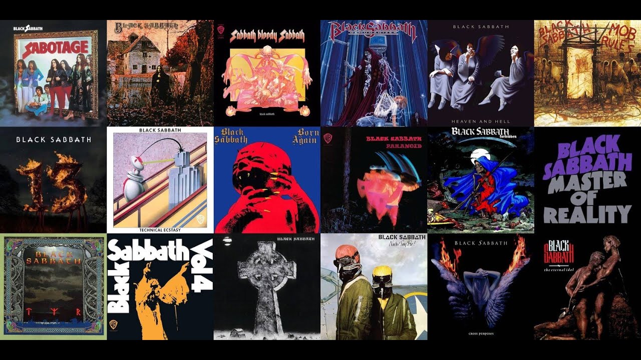 RANKING THE BLACK SABBATH ALBUM COVERS (For Hannes Karlsholt)