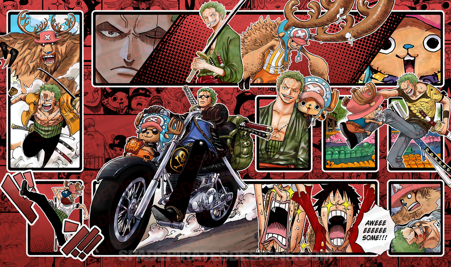 One Piece TCG Zoro & Chopper Playmat