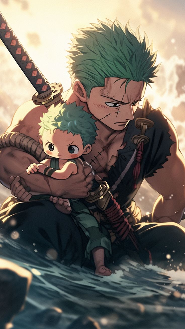 One Piece Anime Roronoa Zoro Wallpaper 4K