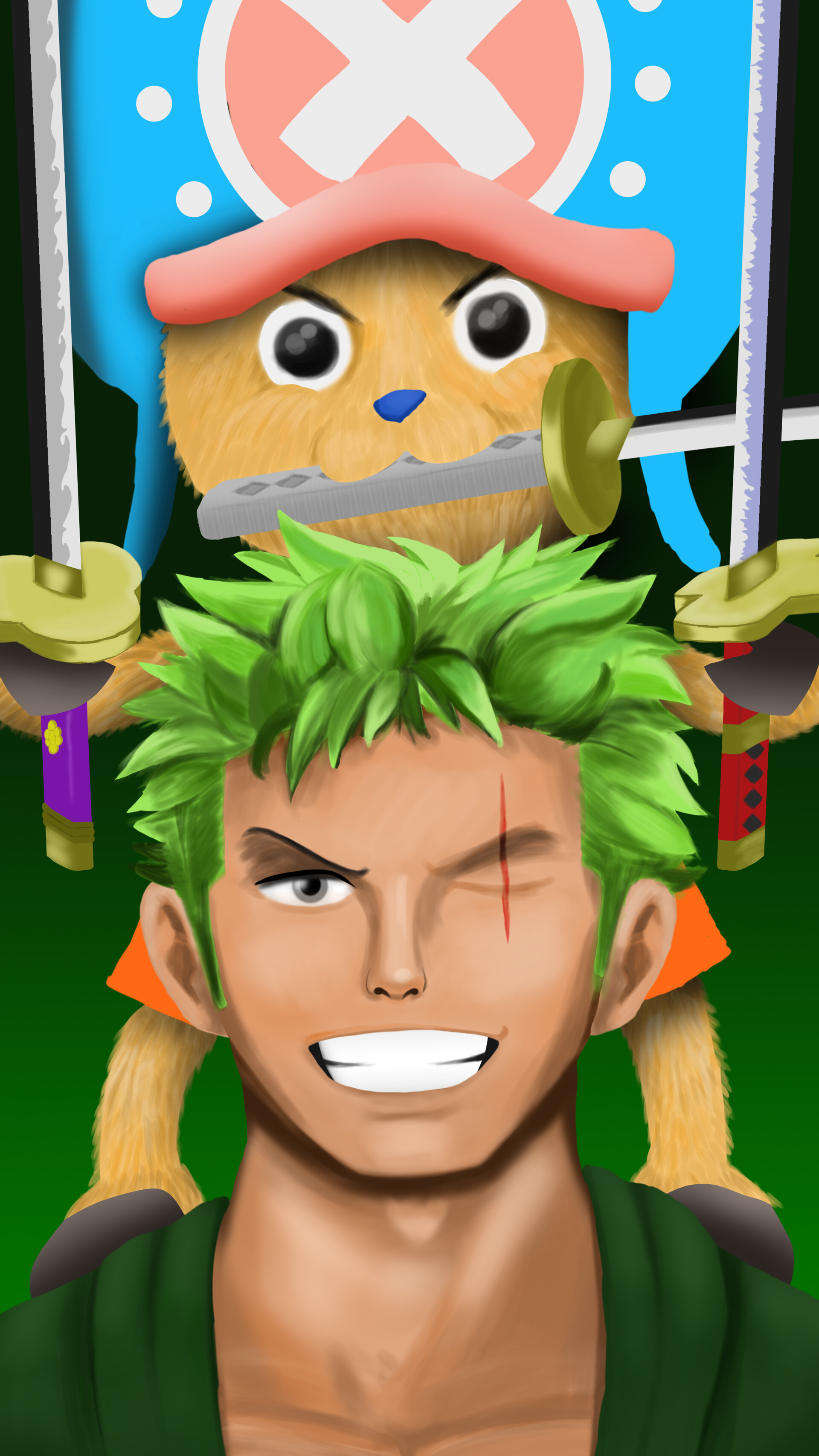 Zoro and Chopper