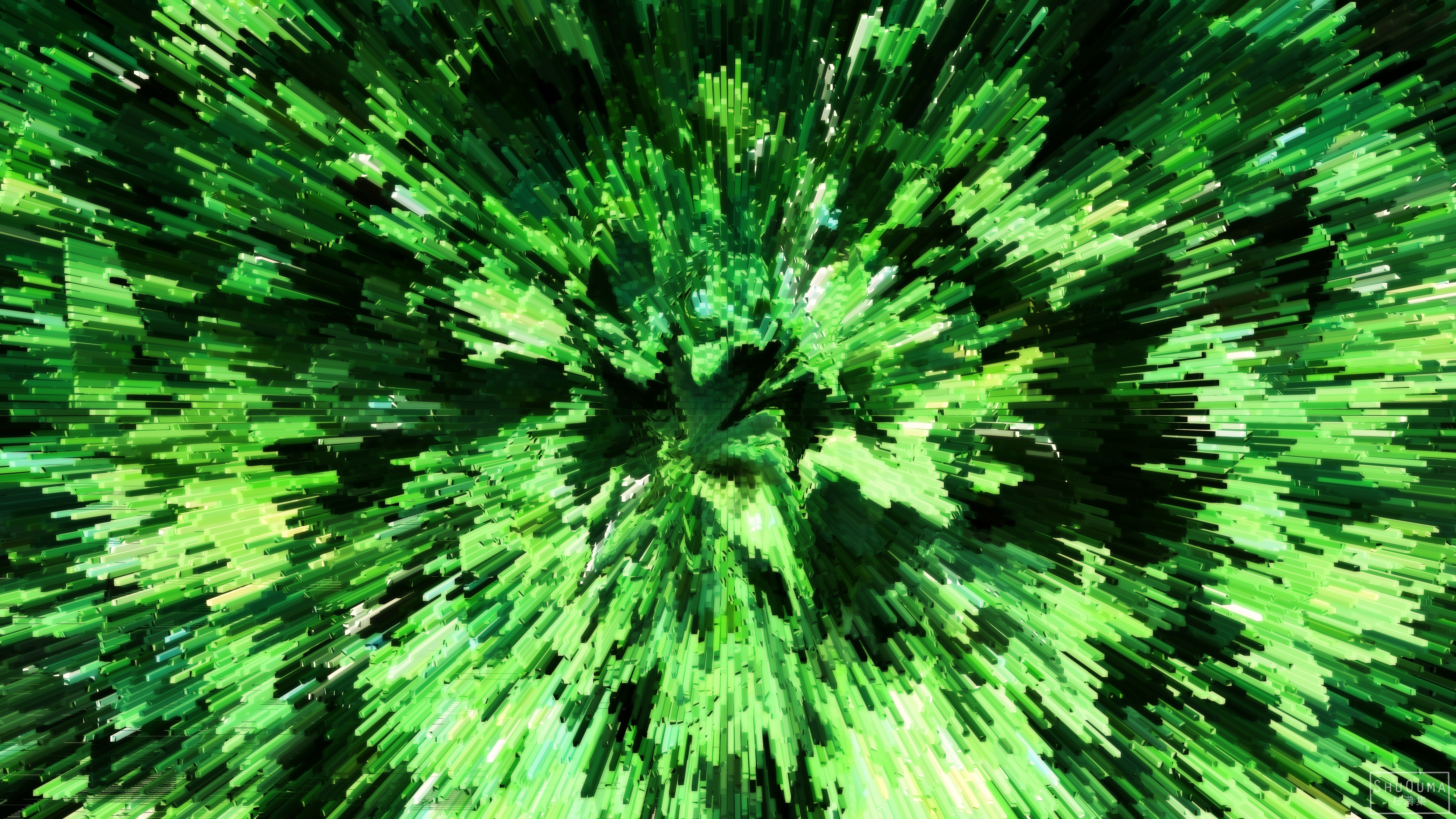 Download Abstract Green Abstract Green 4k Ultra HD Wallpaper