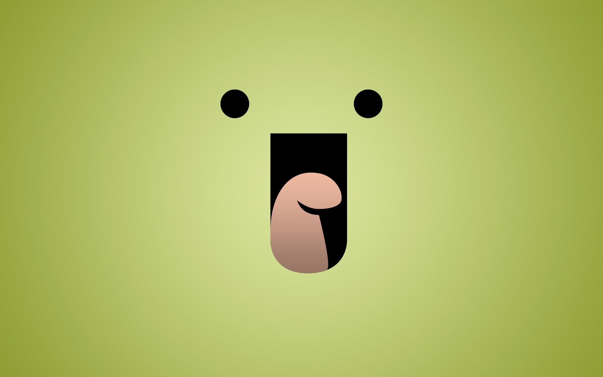 Wallpaper language, eyes, cute, muzzle for mobile and desktop, section минимализм, resolution 1920x1200