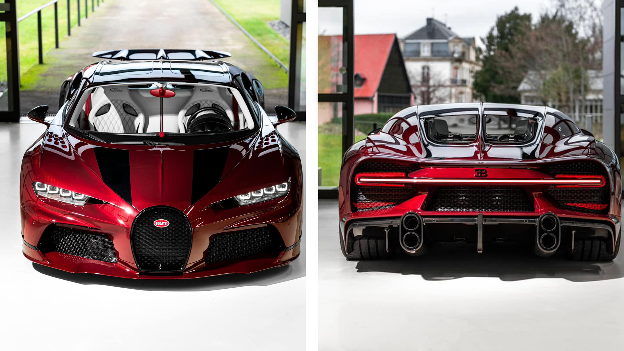Red Carbon Bugatti Chiron Super Sport Celebrates The Year Of The Dragon