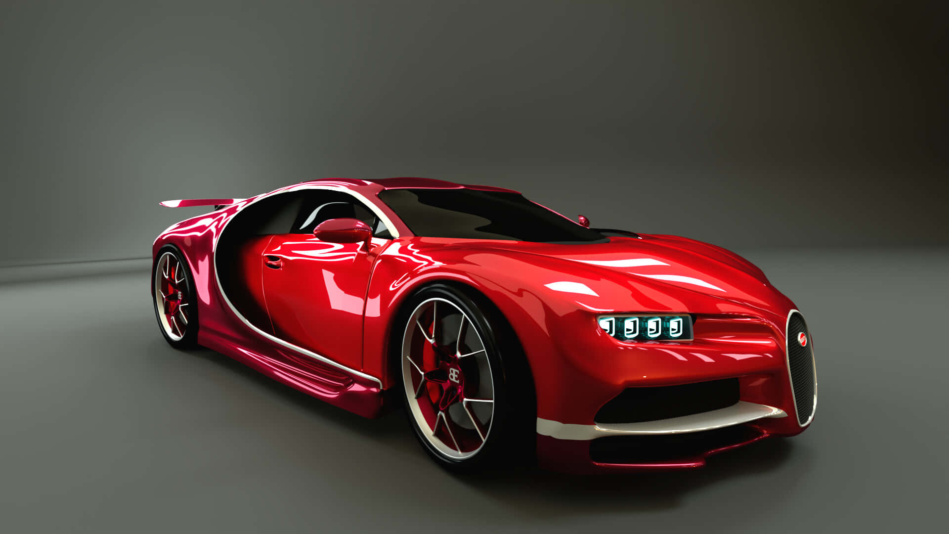 Download Sleek Bugatti Chiron Showcased in High Definition Wallpaper