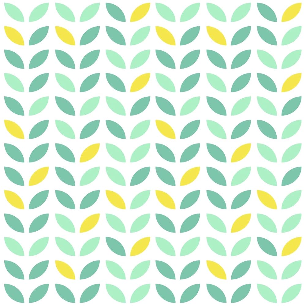 Wall Design. Beautiful Bay Leaves. Wall Paper cm X 60 cm (Yellow), Amazon.in: Home Improvement