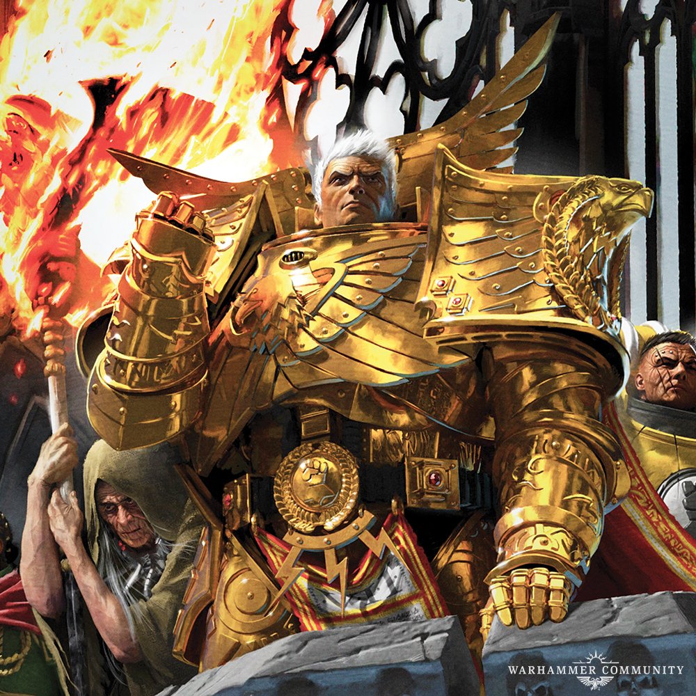 So did Dorn only get his all gold armour when he was named Lord Commander of the Imperium? Does anyone know what it was like before the gold? Also, did he not