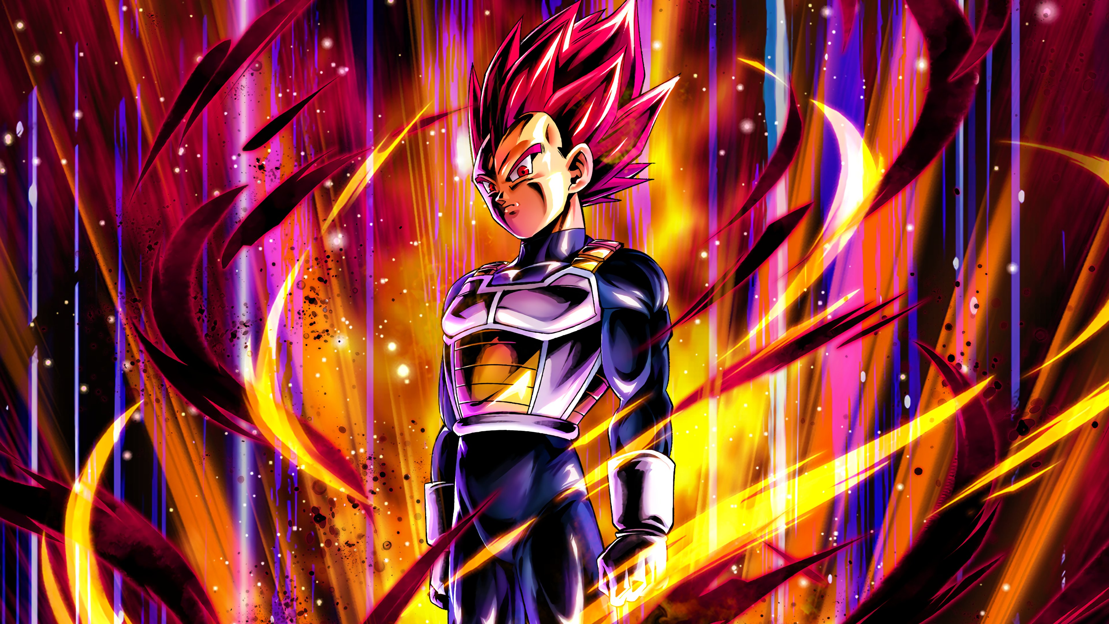 Super Saiyan God Vegeta Dragon Ball Legends 4K Wallpaper