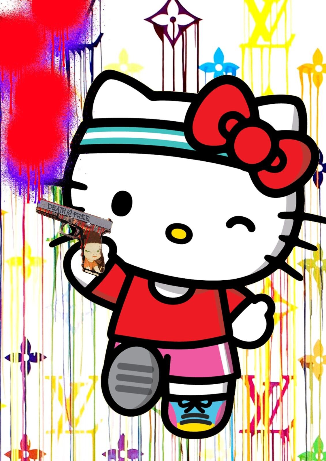 Hello Kitty Gangster Wallpapers Wallpaper Cave