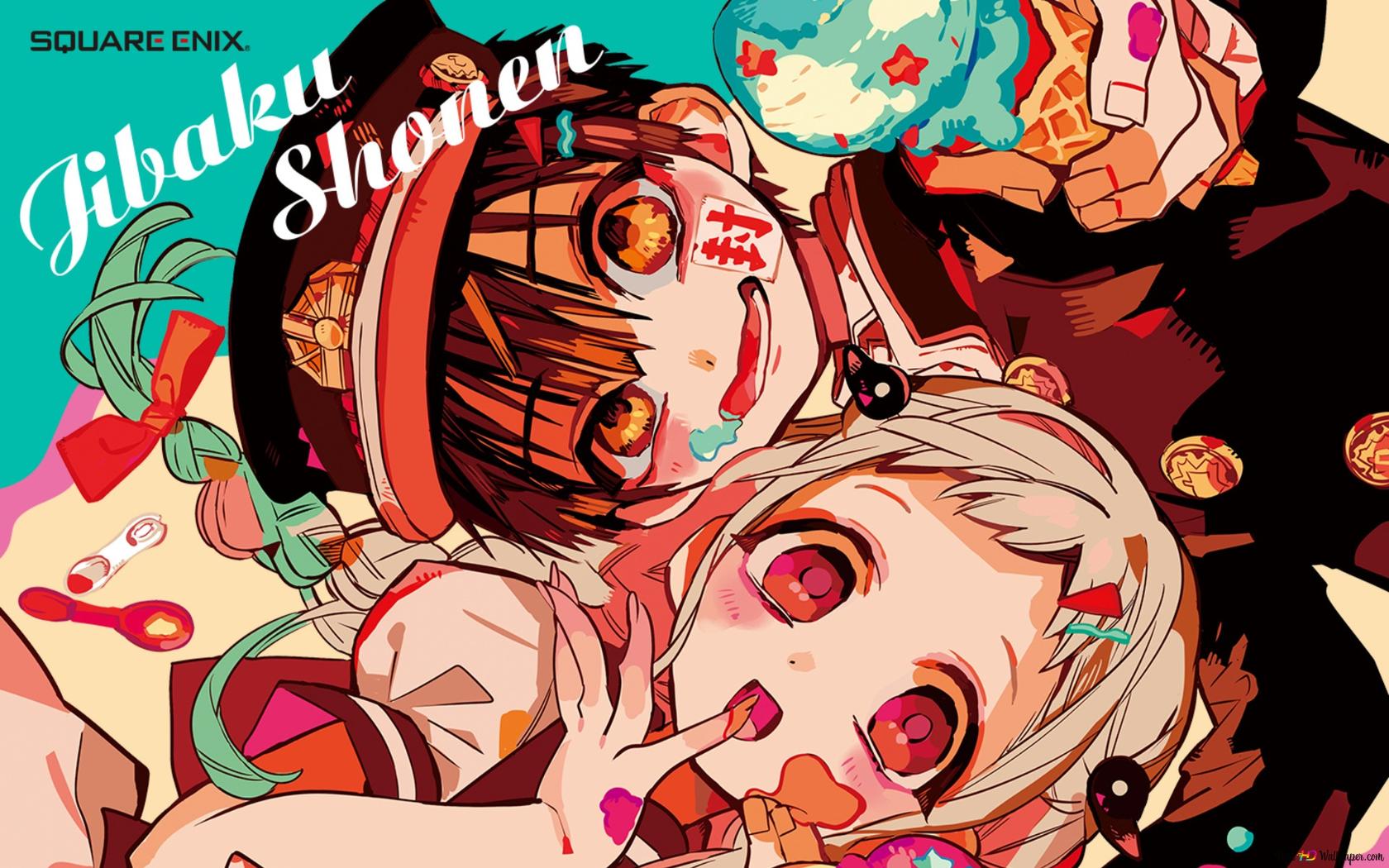 Jibaku Shounen Hanako Kun Kun & Nene Yashiro HD Wallpaper Download