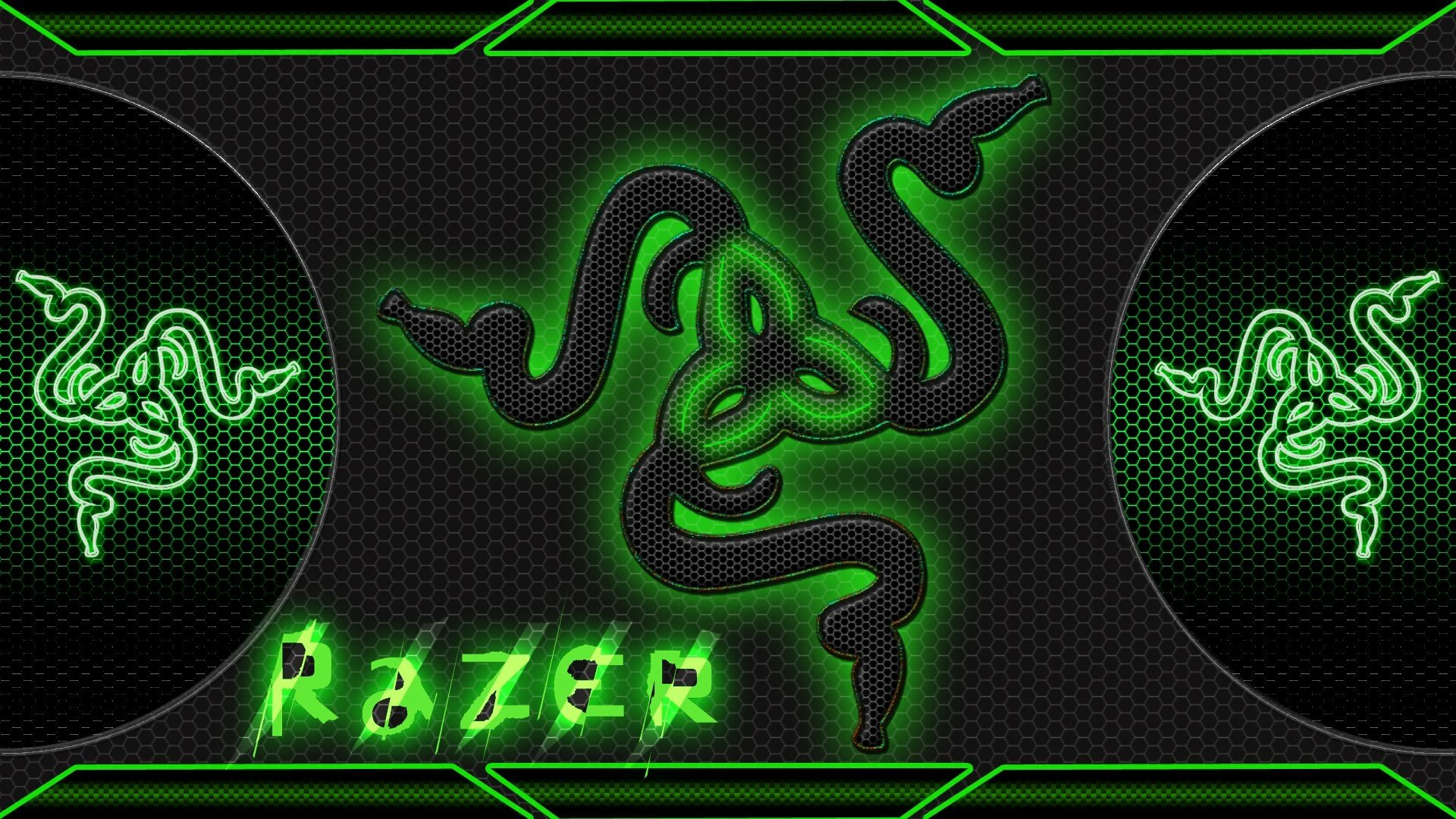 Razer Tech Vibes: High Def Cyber Style Wallpaper