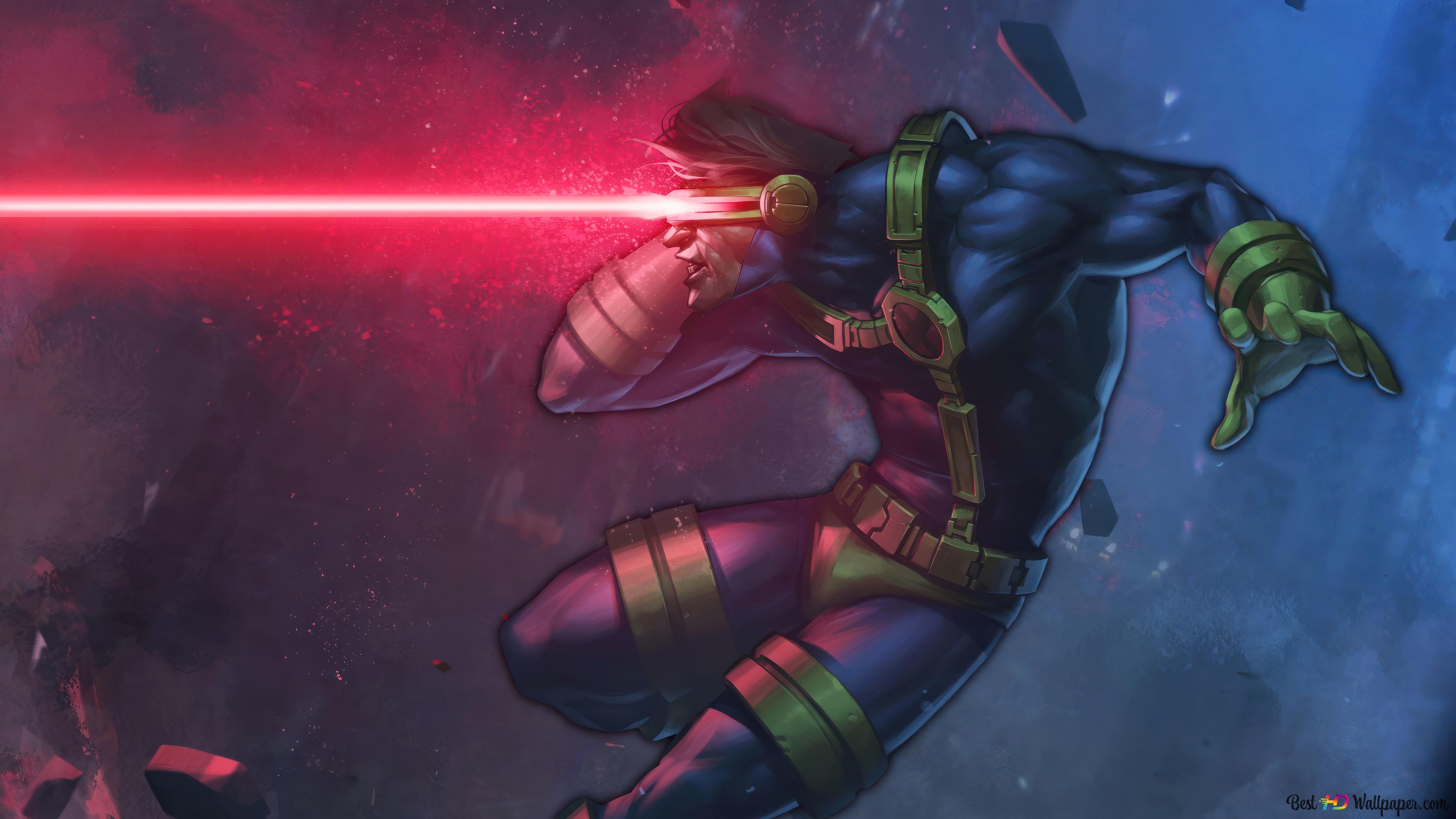 Cyclops optic blast 4K wallpaper download