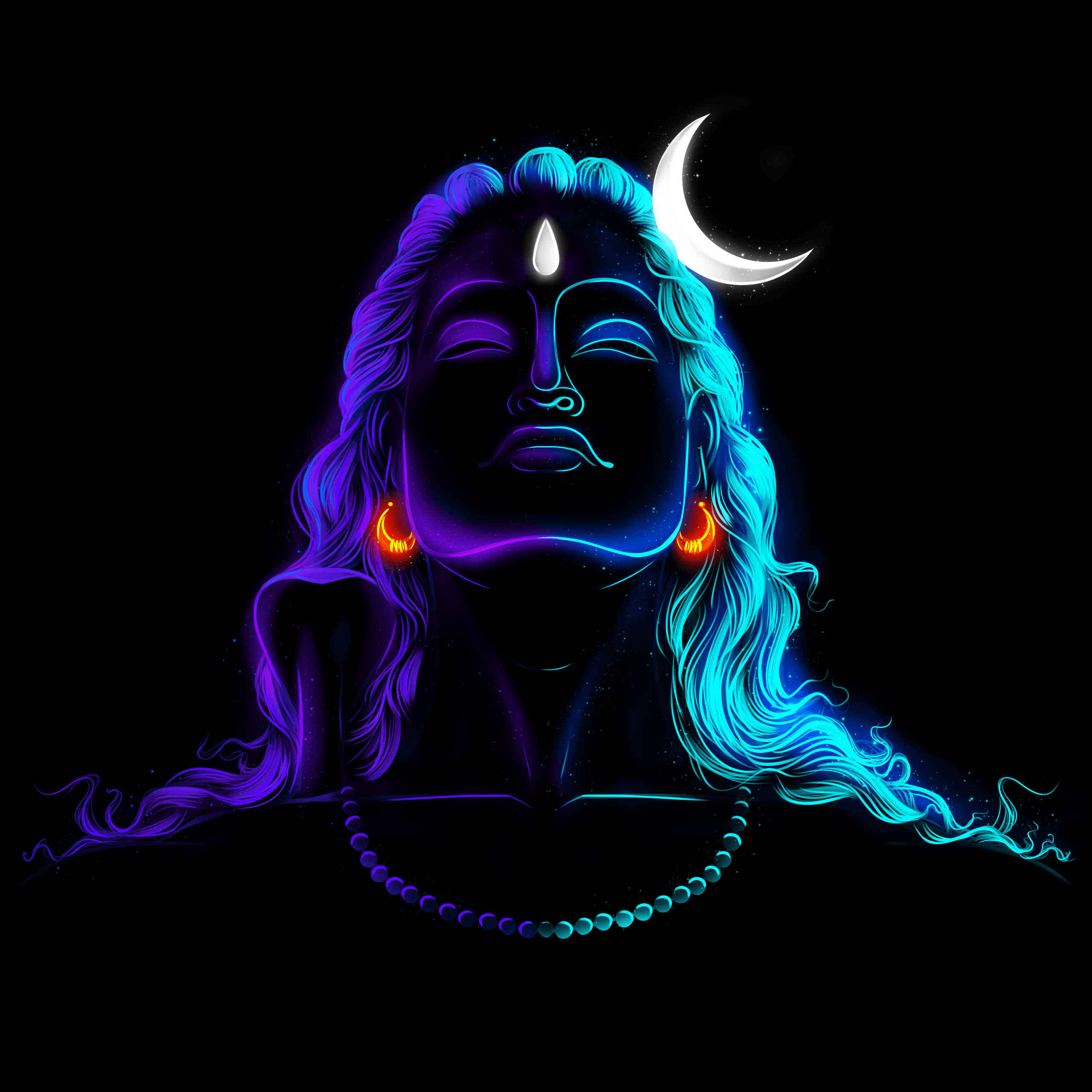 Shiva Black Wallpaper, HD Shiva Black Background on WallpaperBat