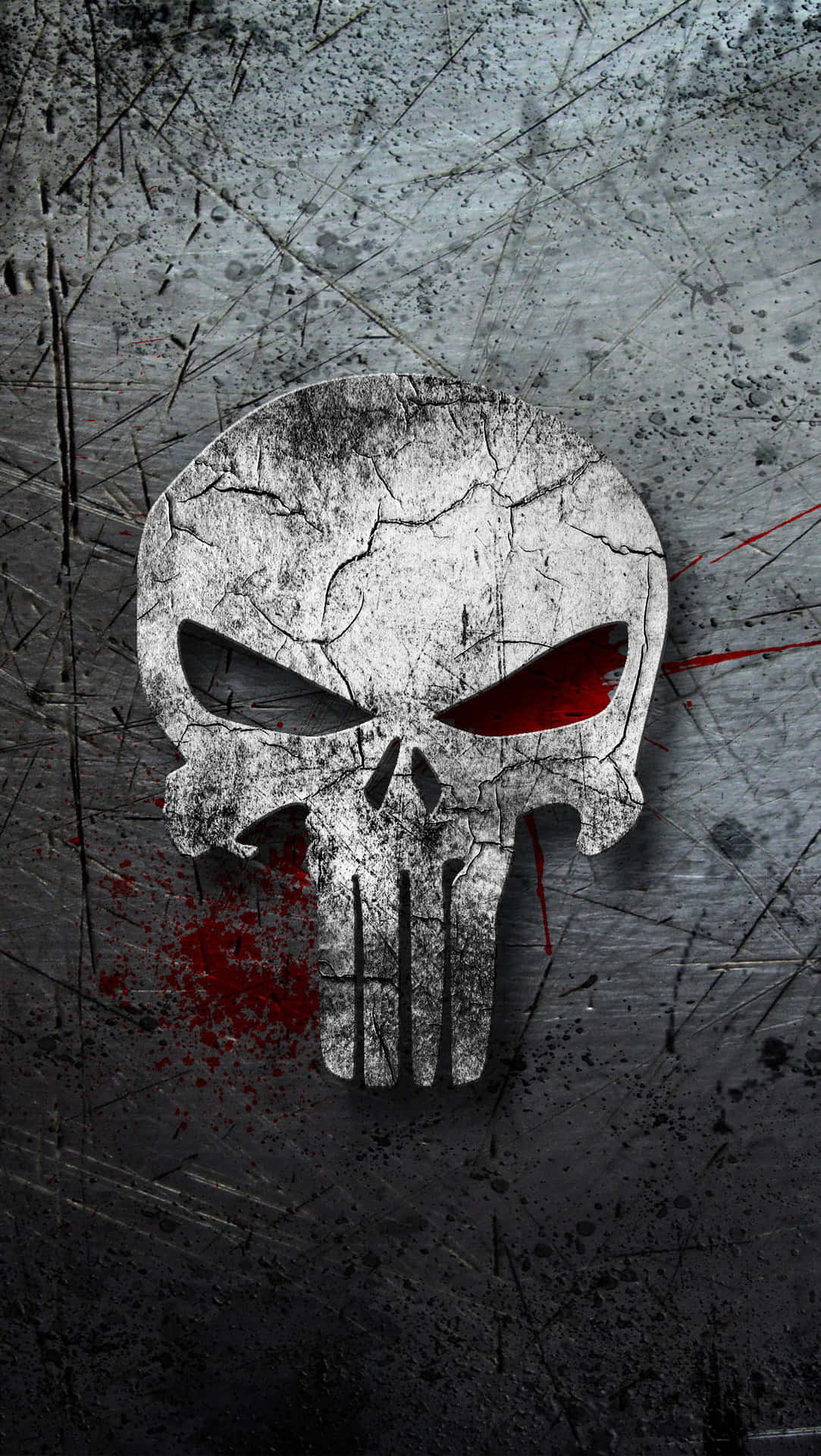 Download Sick iPhone Skull Dark Wallpaper