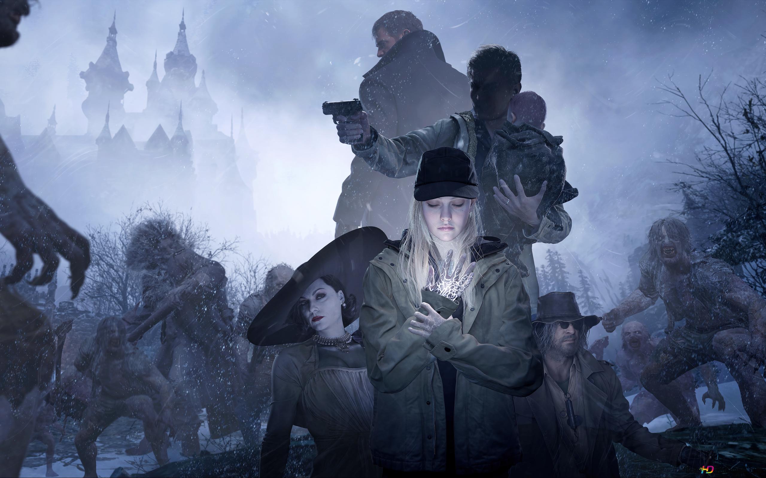 Rose Winters from Resident Evil Village horror video game 4K wallpaper download