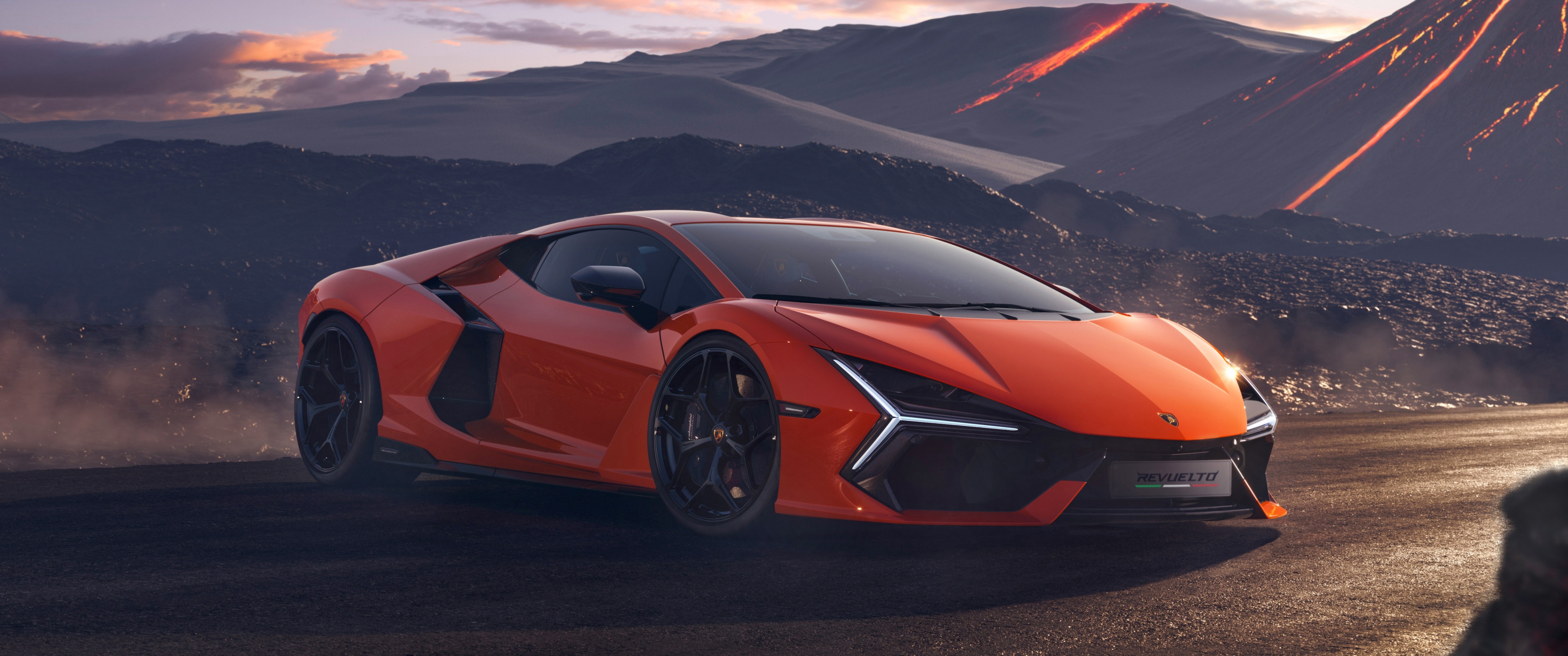 Lamborghini Revuelto Wallpaper 4K, Aesthetic, Hybrid sports car, 5K