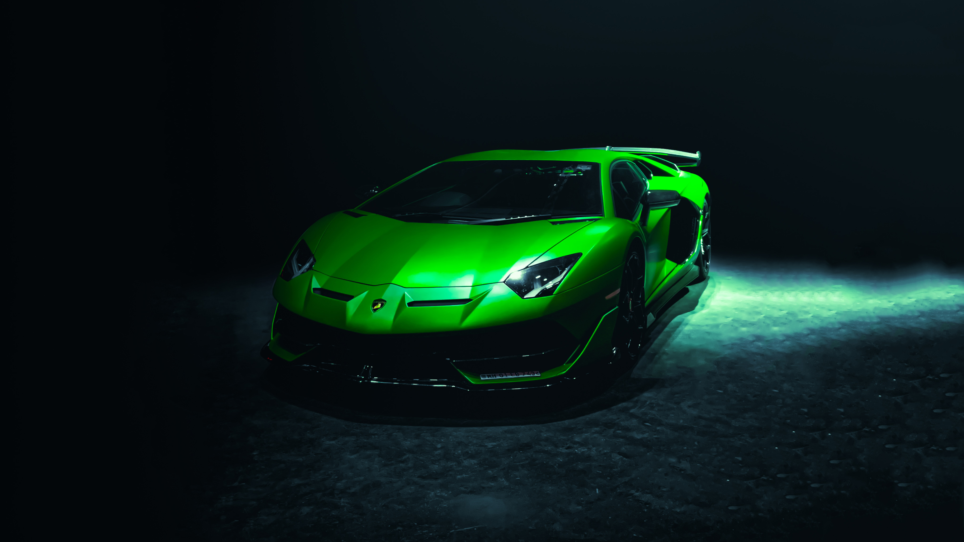 Green Lamborghini Aventardor SVJ 4k Wallpaper, HD Cars Wallpaper, 4k Wallpaper, Image, Background, Photos and Picture
