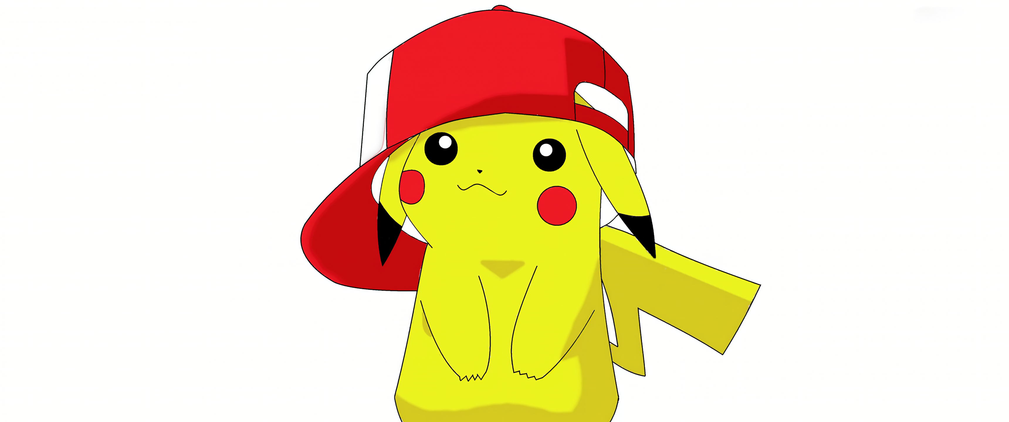 Pikachu Wallpaper 4K, Drawing, Minimal art, 5K, Pokemon