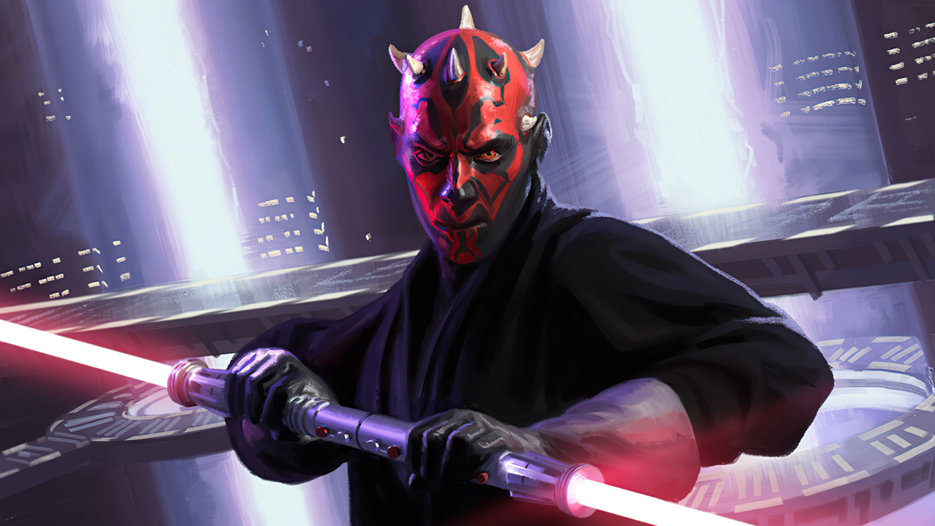Darth Maul Lightsaber HD Star Wars Wallpaper