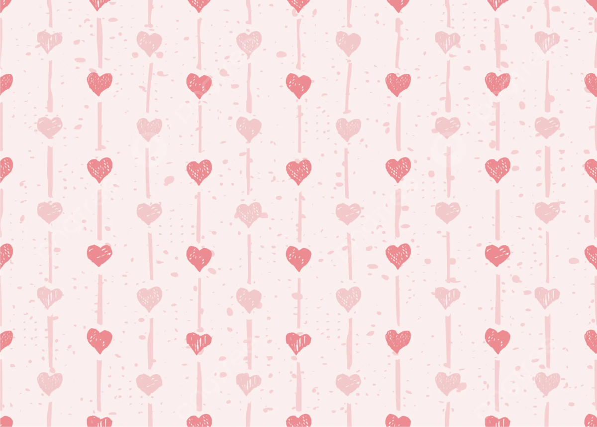 Seamless Cute Pink Hearts Pattern Vector Background, Wallpaper, Seamless, Hearts Background Image And Wallpaper for Free Download