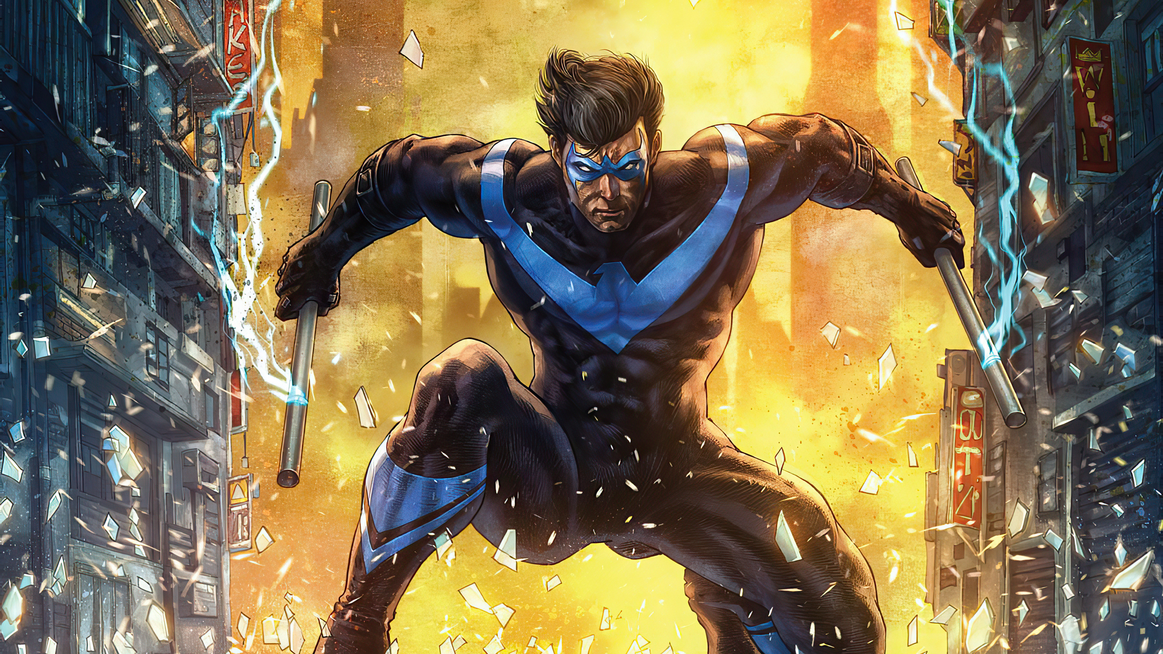 Nightwing 4K Ultra HD Wallpaper