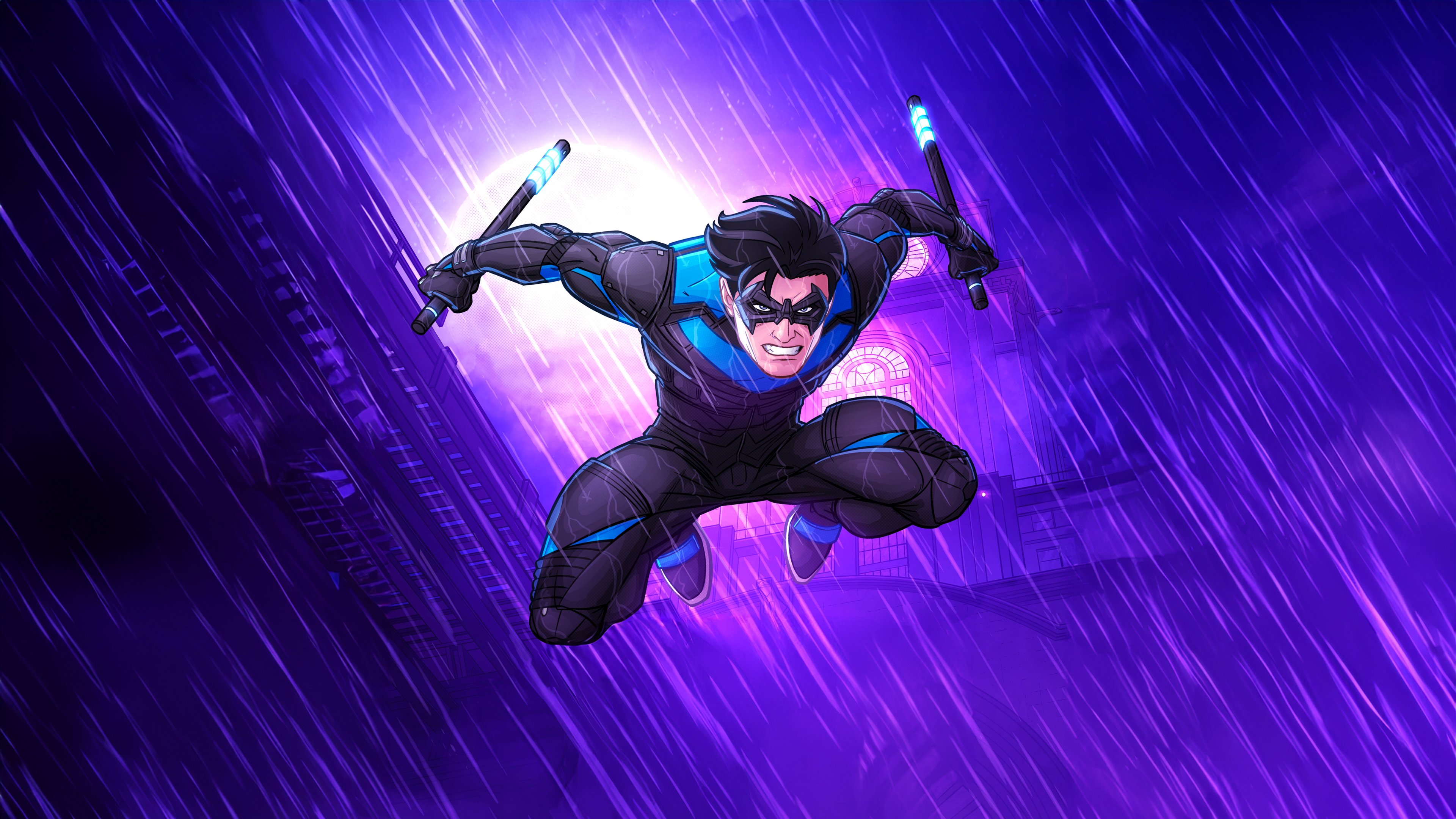 Nightwing In Gotham Knights Wallpaper, HD Games Wallpaper, 4k Wallpaper Image, Background, Photos and Picture