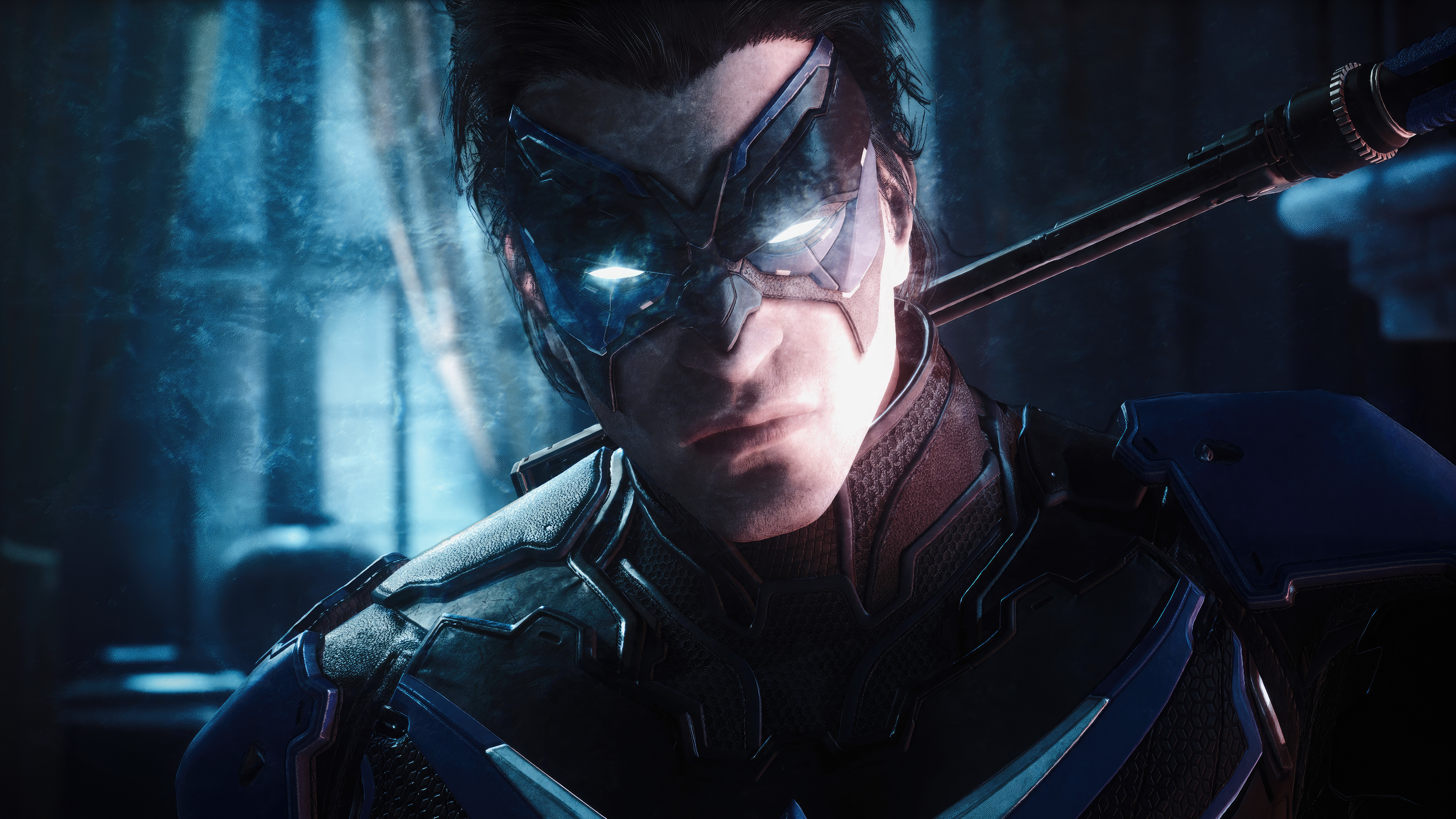 Download Nightwing Video Game Gotham Knights 4k Ultra HD Wallpaper