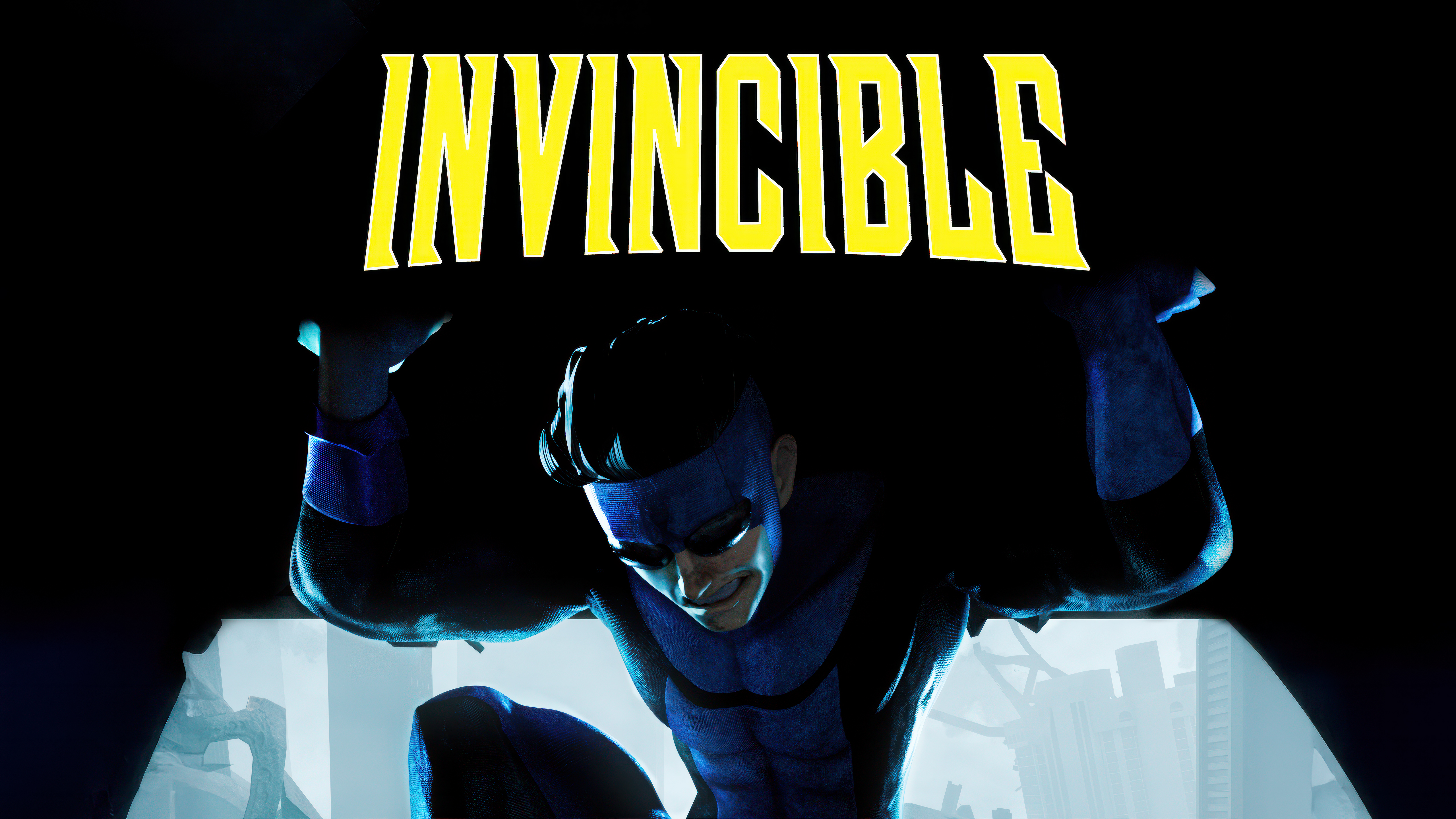 Invincible Wallpaper 4K, Nightwing, Dick Grayson, 5K