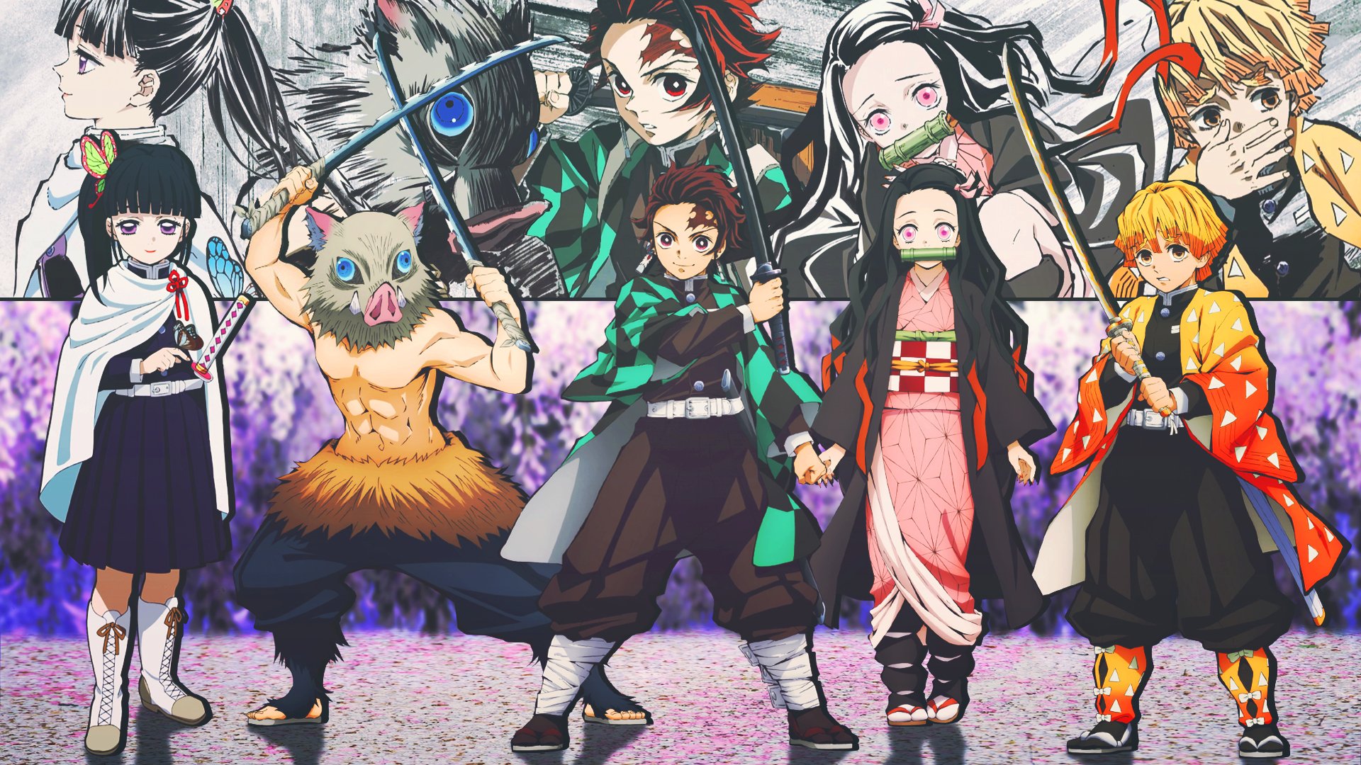 Demon Slayer Team HD Wallpaper