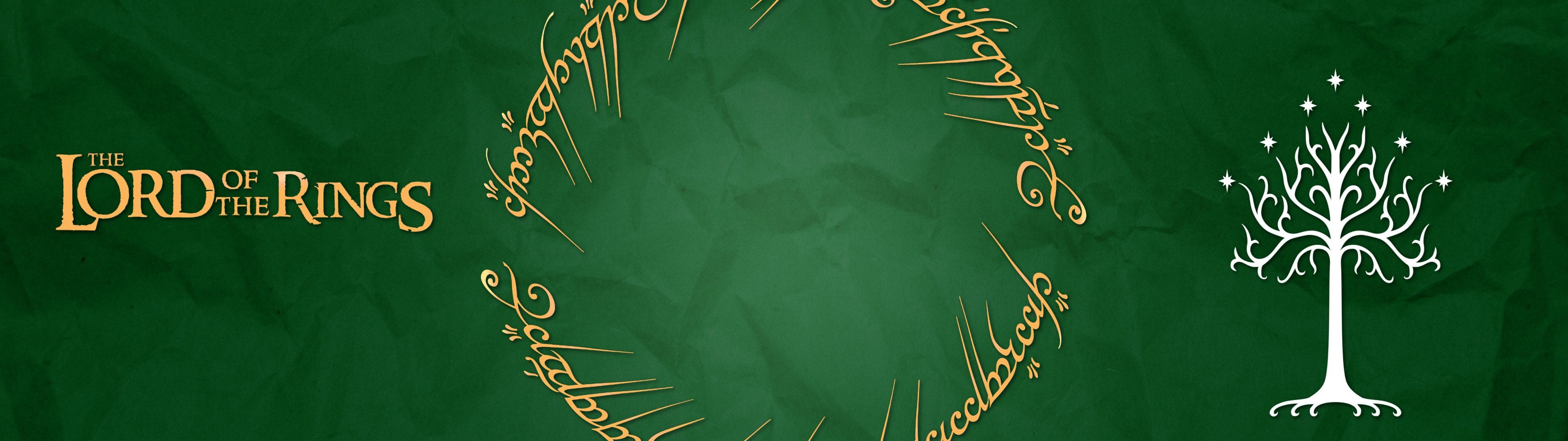 Mashed Up Some Art I Found Into A Dual Monitor Friendly Lord Of The Rings Wallpaper! [3840x1080] (x Post R Wallpaper)