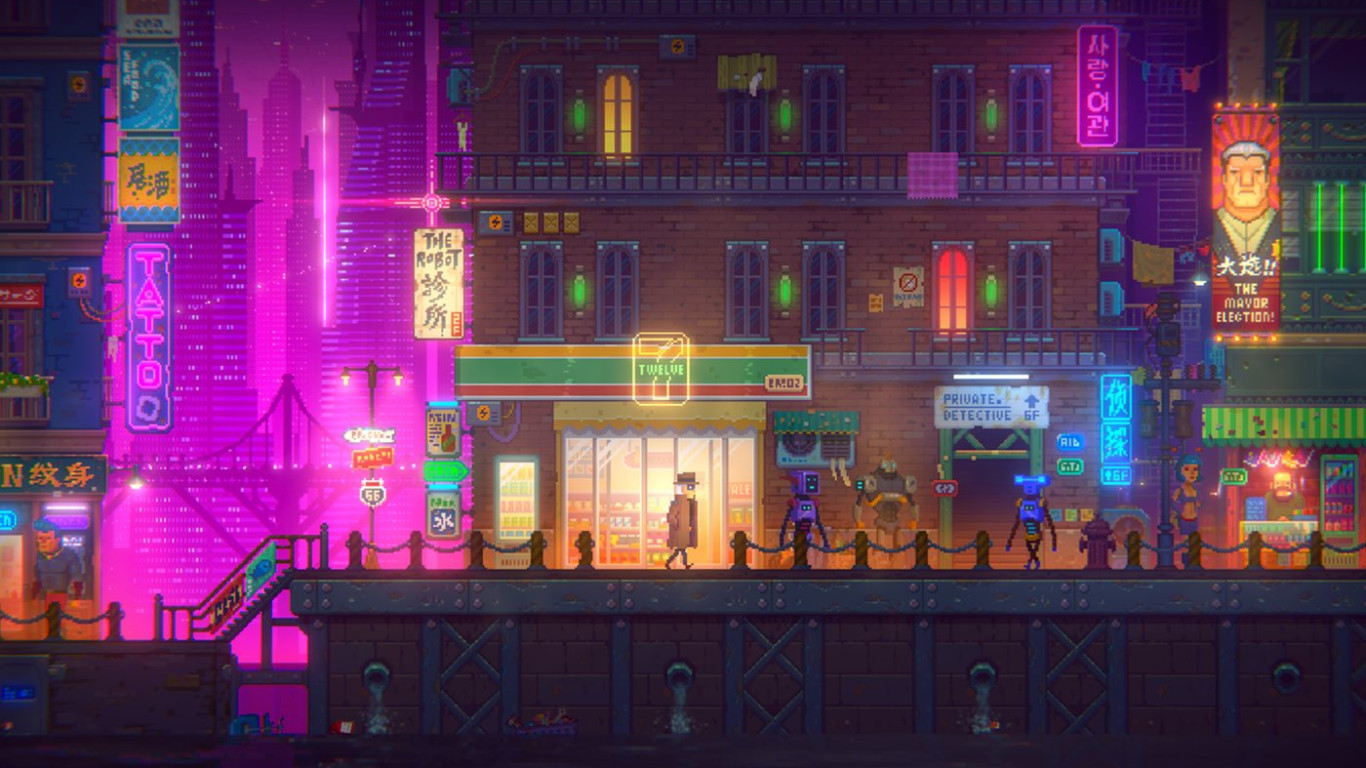 Cyberpunk Pixel Art HD Wallpaper 49315