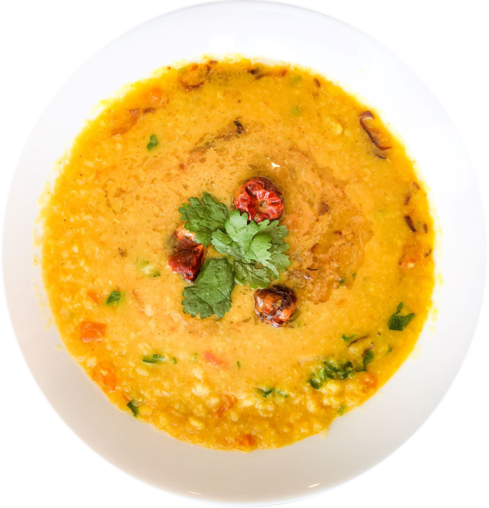 Subcontinent Traditional Dal Fry Plate Png Image Free