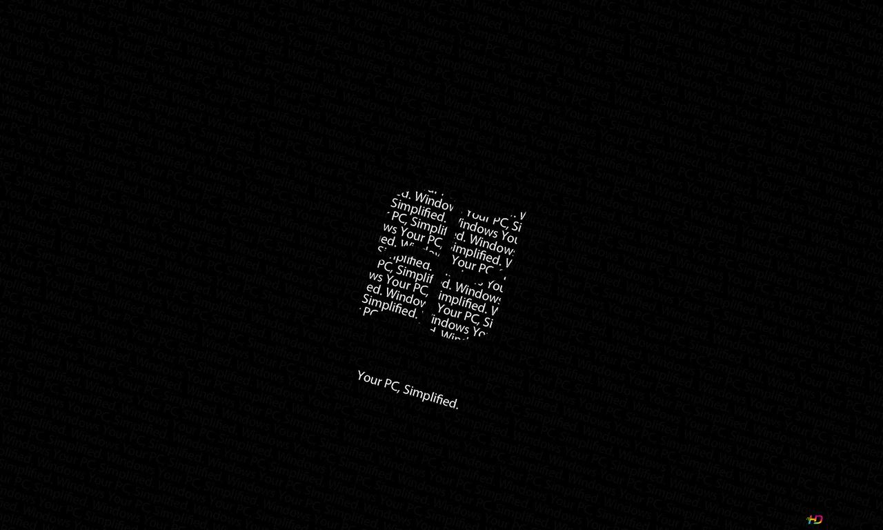 Simple Logo Created by Writing HD wallpaper download