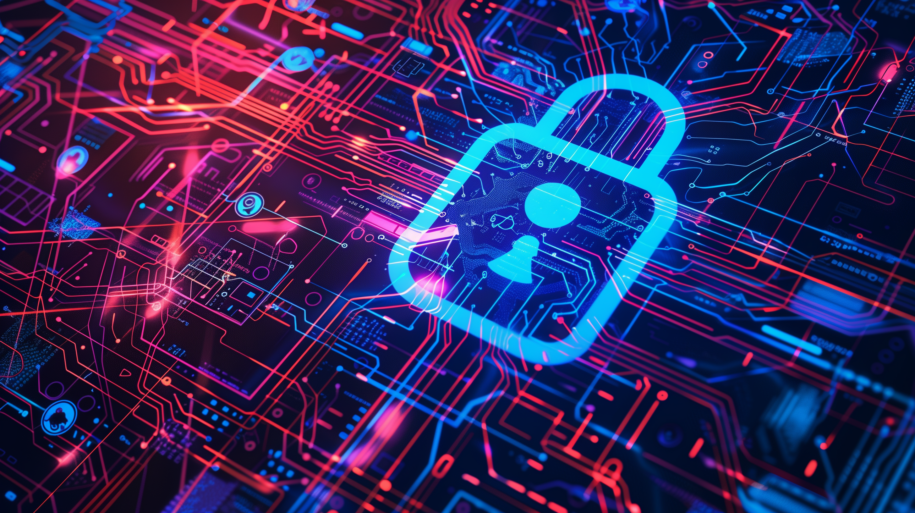 Cybersecurity Lock Wallpaper