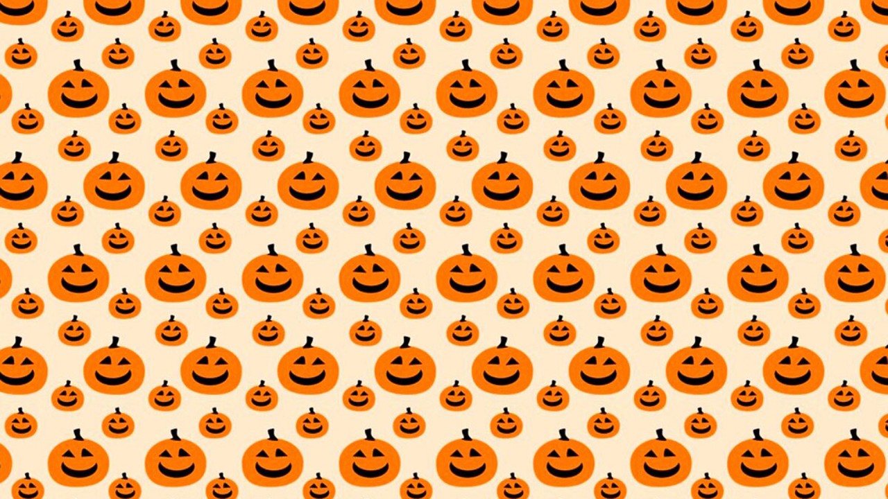 Orange Little Pumpkins HD Cute Halloween Wallpaper